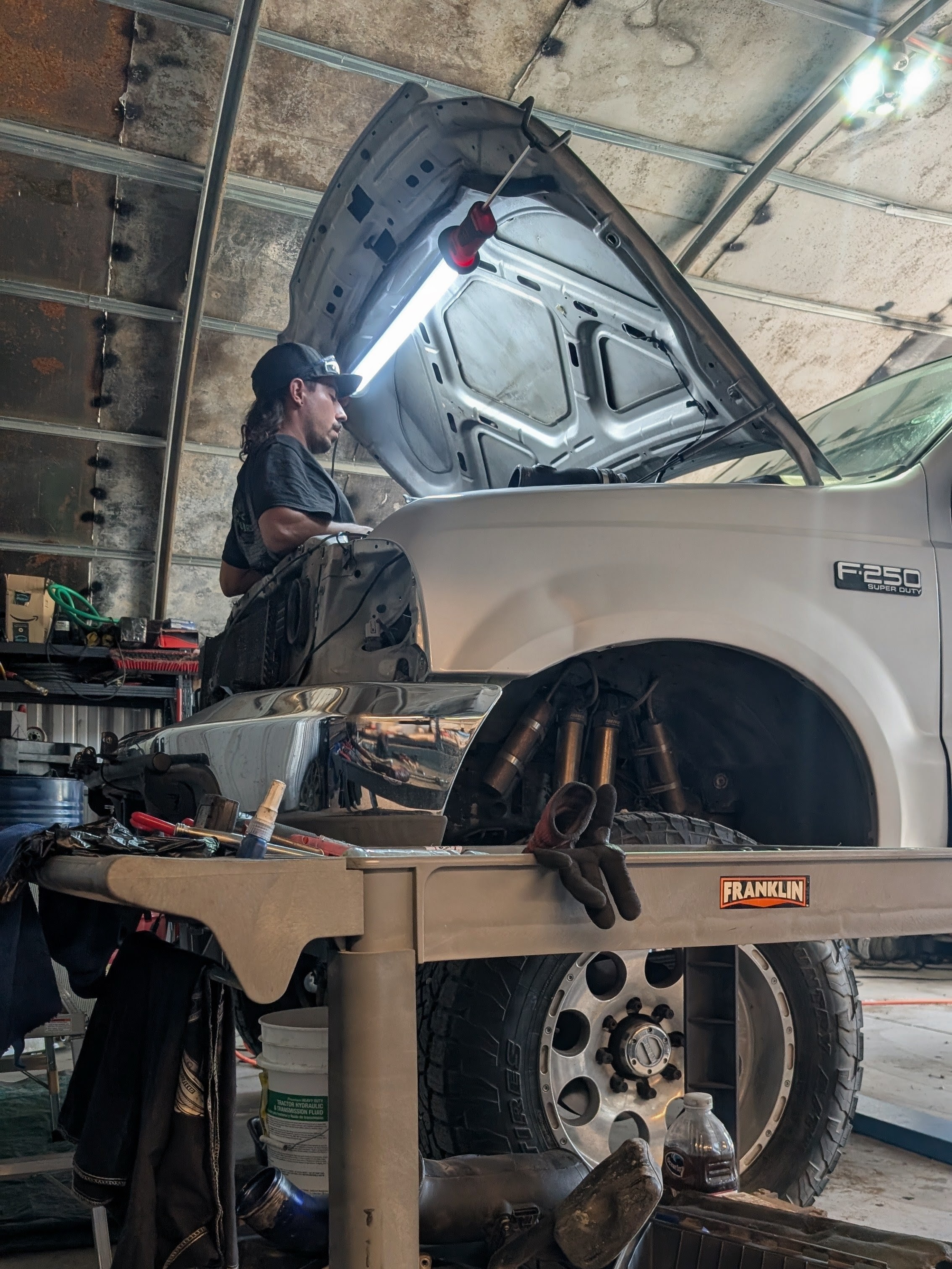 Under the hood of an F-250